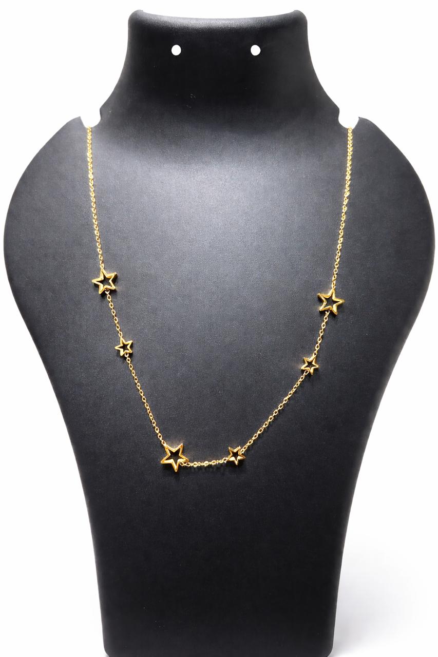 Starlight Gold Charm Necklace