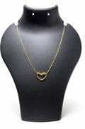 Elegant Gold Heart Pendant Necklace